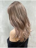 グレージュロング_ミニウルフテラコッタくすみブルー_ba323132