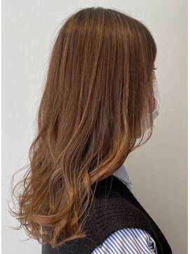 オレンジ 十三店(ORANGE) 明るめハイライトカラー◎