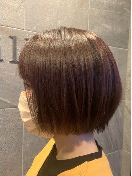 メゾン アヴァロ(Maison Avallo) #ピンクブラウン #丸みショートボブ