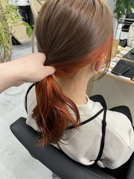 リベッタ(Ribetta) インナーオレンジとやわらかベージュ