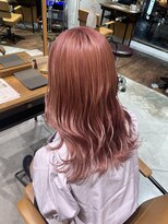 アヴァンスアンス 広島袋町店(AVANCE.ens)&nbsp;ピンクベージュカラー　　　ダブルカラー