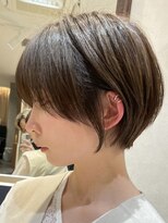 ロンドブルーム 天神大名店(Lond Bloom) 大人ショートボブショートカットココアアッシュくびれミディ