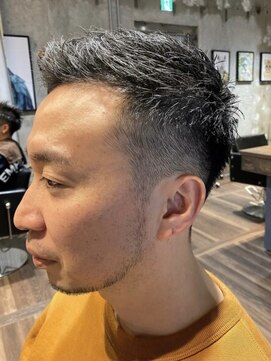 メンズココ 清澄白河店(MENS COCO) ビジネスショートスキンフェードツーブロックスパイキーショート