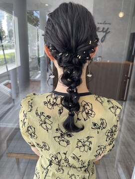 シキ(C key) 銀箔編み下ろし