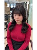 韓国風パーマ/コテ巻きパーマ/ロングパーマ