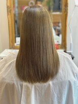 ヘアーメイク ダンス(hair make DANCE)&nbsp;＊ブリーチ有　オリーブベージュ＊