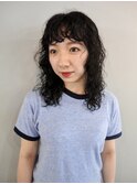 ミディアムパーマ/くるくるパーマ/海外風パーマ