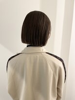 ユニコ(unico)&nbsp;ボブ/切りっぱなしボブ/ココアブラウン