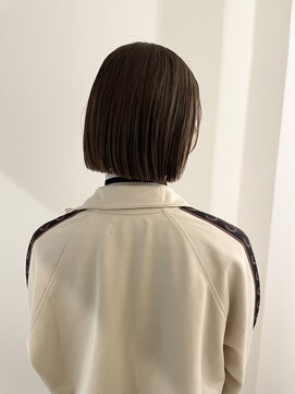 ユニコ(unico) ボブ/切りっぱなしボブ/ココアブラウン