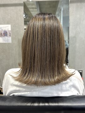 ラック(LUCK) レイヤーロング/バレイヤージュ/シルキーベージュ/船橋