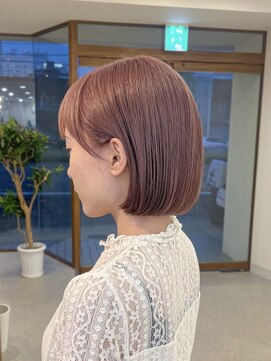 コルユニテ(col. unite) ハイトーンカラー/ハイトーン/ブリーチ/ピンクベージュ/ボブ