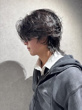 ネクストネオ 静岡(NEXT NEO) NEXTNEO石井/ミディアムセンターパート毛流れレイヤーメンズボブ