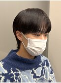 シースルーマッシュナチュラルマッシュメンズ韓国ツーブロック