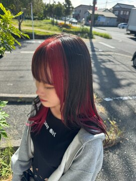 テクライズ 豊橋店(TECHRISE) セクションカラー×インナーカラー