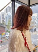 ボブ/ミディアムボブ/ピンク〔久屋/丸の内/久屋大通/高岳/栄〕