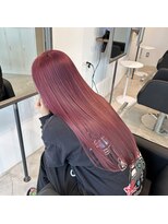 アミィ 半田青山店(Ami)&nbsp;ブリーチ１回！レッドピンク