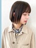 ナチュラル仕上げ／ポイント縮毛矯正+小顔矯正カット ￥6500⇒￥6000