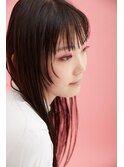 顔周りナチュラル姫カット