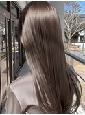 くすみアッシュベージュ【髪質改善極み】ダメージレスカラー