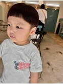 キッズカット◎男の子メンズショートパッツン前髪カット◎本厚木