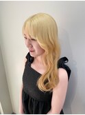 ブロンド×ロング