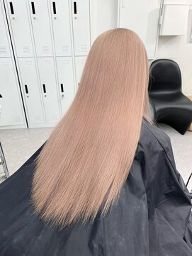 ペレ 渋谷(PELE) くびれヘア/アプリコットオレンジ/夏のヘアアレンジ/渋谷