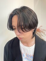 スタジオフォーエイチ(STUDIO 4H)&nbsp;ニュアンスパーマ/ センターパートウルフ/ラルフカール/メンズ