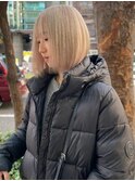 ハイトーン/ミディアム/ホワイトカラー/ブリーチ