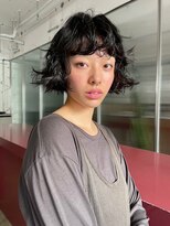 ピクス ヘアー(PIX HAIR)&nbsp;黒髪パーマボブ