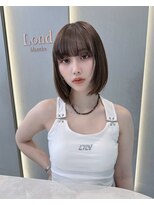 ロンドリゼル 札幌(Lond RiseL)&nbsp;オリーブグレー/前髪/ボブ/マロンベージュ/レイヤーカット/小顔