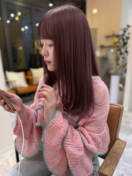 フランチェスカドット オオサカ(francesca.osaka) ブリーチなし♪【ラベンダーブラウン】　ruki