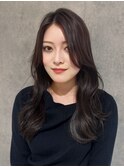 透明感カラーアッシュグレージュレイヤーカット髪質改善