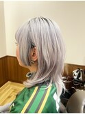 透明感たっぷり/シルバーベージュ姫ウルフ