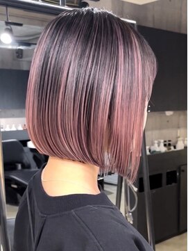 ネハス 名古屋栄店(nehus.) 学割ブリーチハイライト髪質改善ダブルカラーレイヤーカット