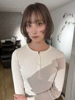 エトワ 中央店(etoi)&nbsp;大分切りぱなし韓国レイヤーボブタイトメ軽めボブ外はねボブ