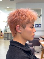 メンズヘアフェイス(Men's hair FACE。)&nbsp;スパイキーショート/メンズブリーチ/ダブルカラー