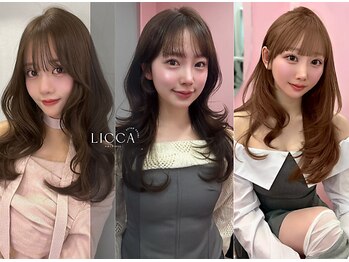 リッカ(LICCA)の写真/韓国ヘア・顔回りのレイヤーはお任せ◎"トレンド×似合わせ"で自分に似合うデザイン・色味をご提案♪