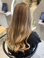 アースコアフュールボーテ 笛吹店(EARTH coiffure beaute)&nbsp;ブリーチ_ベージュカラー_エクステ
