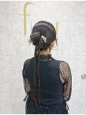 【misa】結婚式ヘアアレンジ/カチモリ/タイトアレンジ