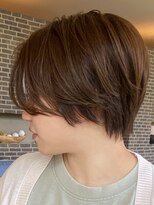 トップヘアーラウンジ 知立(TOP HAIR Lounge)&nbsp;知立ココアベージュハンサムショート絶壁解消大人マッシュ40代