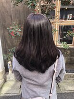 アンプレヴーアジュテ(Impre'vu ajoute)&nbsp;ツヤ感暗髪レイヤースタイル