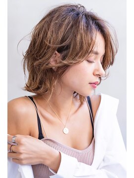 ケイト(kate) ケイト大宮　オレンジベージュ×ウルフショート