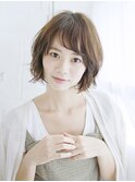 大人可愛いショートパーマ