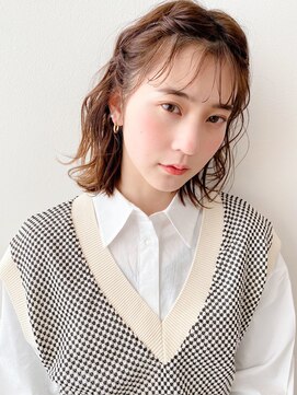 ケーツー あべのキューズモ－ル店(K-two) [K-two]シースルーバング エアリーミディ [天王寺/阿倍野]