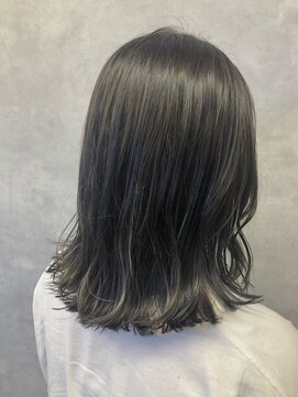 エル ヘアサロン なんば店(eL) eL☆MIKU  外ハネ　グレージュ