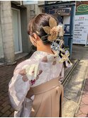 卒業式×ヘアセット