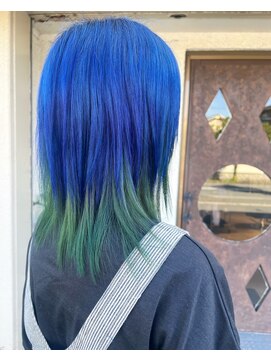 ヘアー アトリエ エゴン(hair atelier EGON) 個性派ツートンウルフ