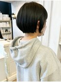 福山市Caary 人気 ラウンド前髪/愛され大人ショートボブ