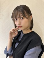 ロンド ストラーダ 心斎橋(Lond strada)&nbsp;シルキーベージュ×グレージュカラー【髪質改善/縮毛矯正】