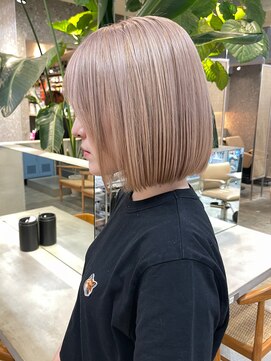 サンク 原宿 表参道(cinq) ダメージを感じさせないハイトーンカラー